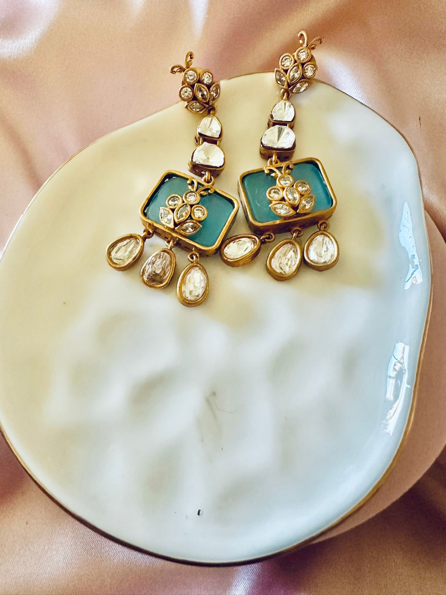 Turquoise ad earrings