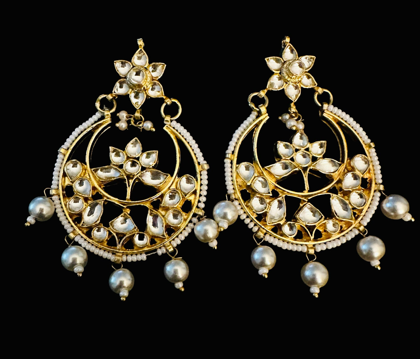 Kundan earrings