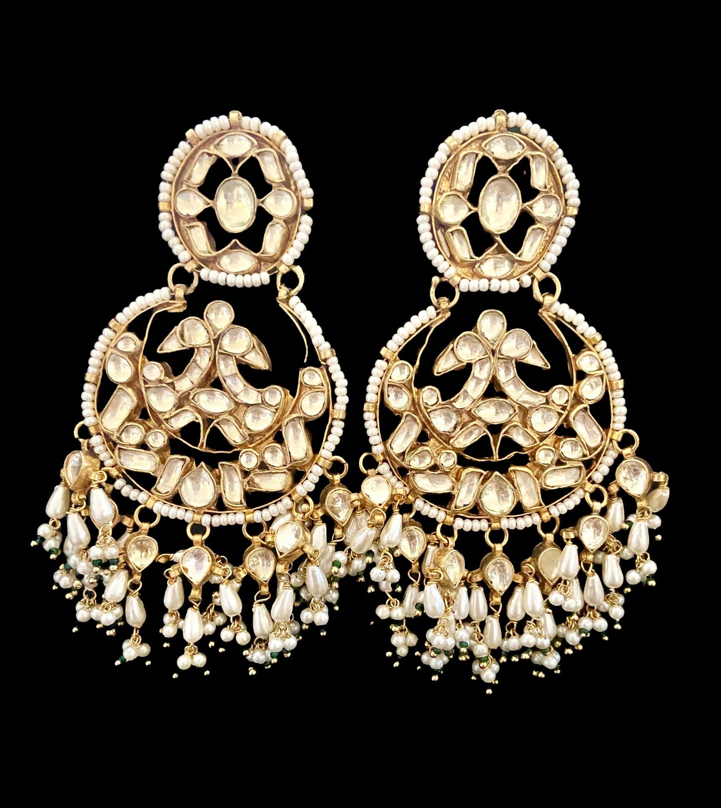 Pacchi kundan light wt. earrings